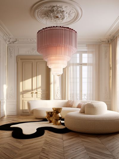 Parisian Luxury Interior Photography Poster.