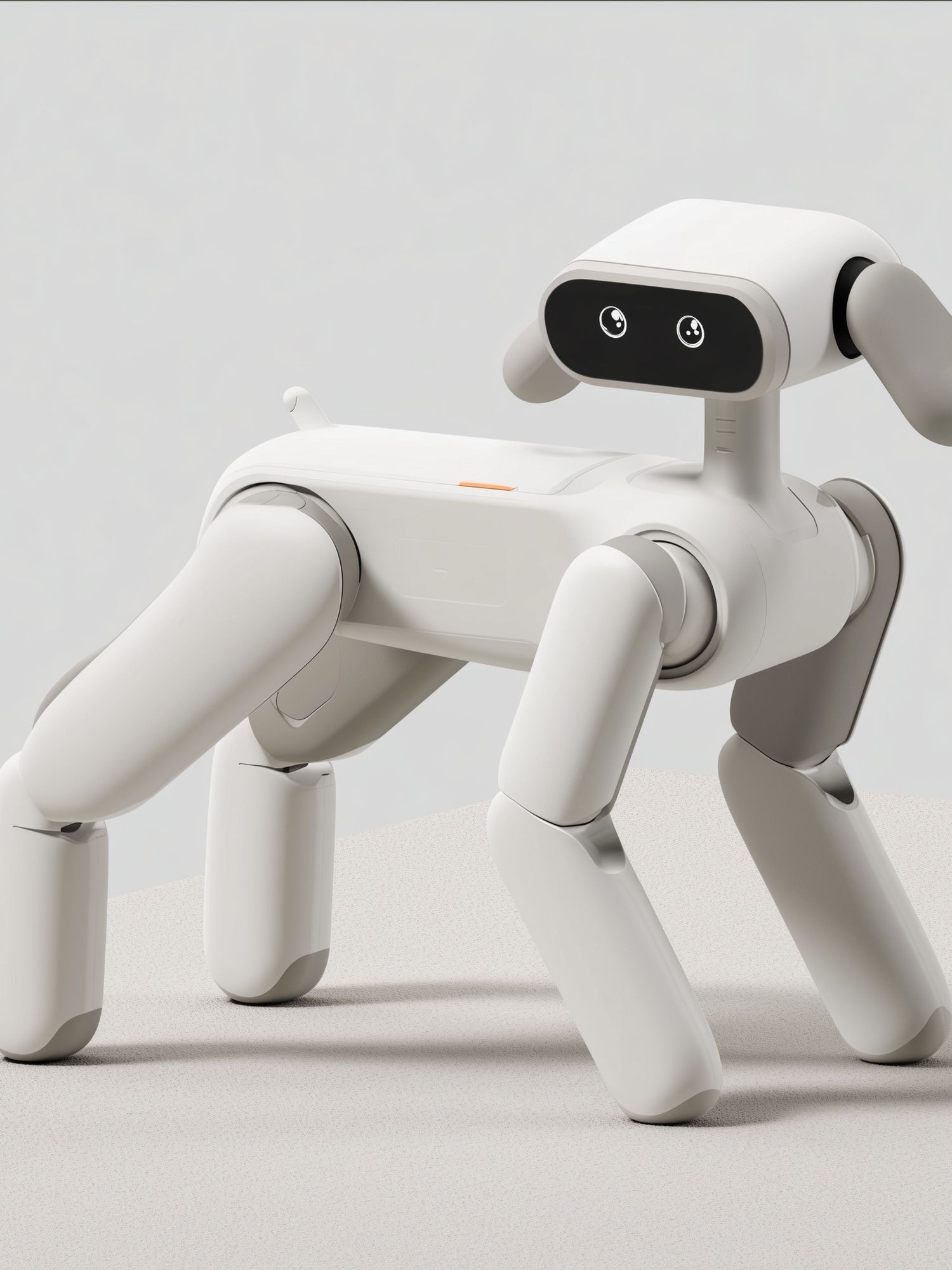 Cute Robot Dog Illustration Poster. poster detail