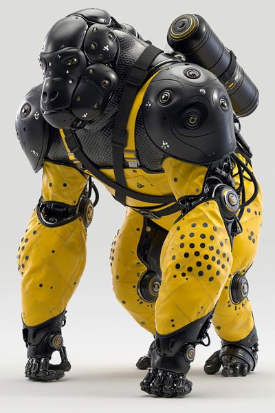 Industrial Robot Gorilla Poster.