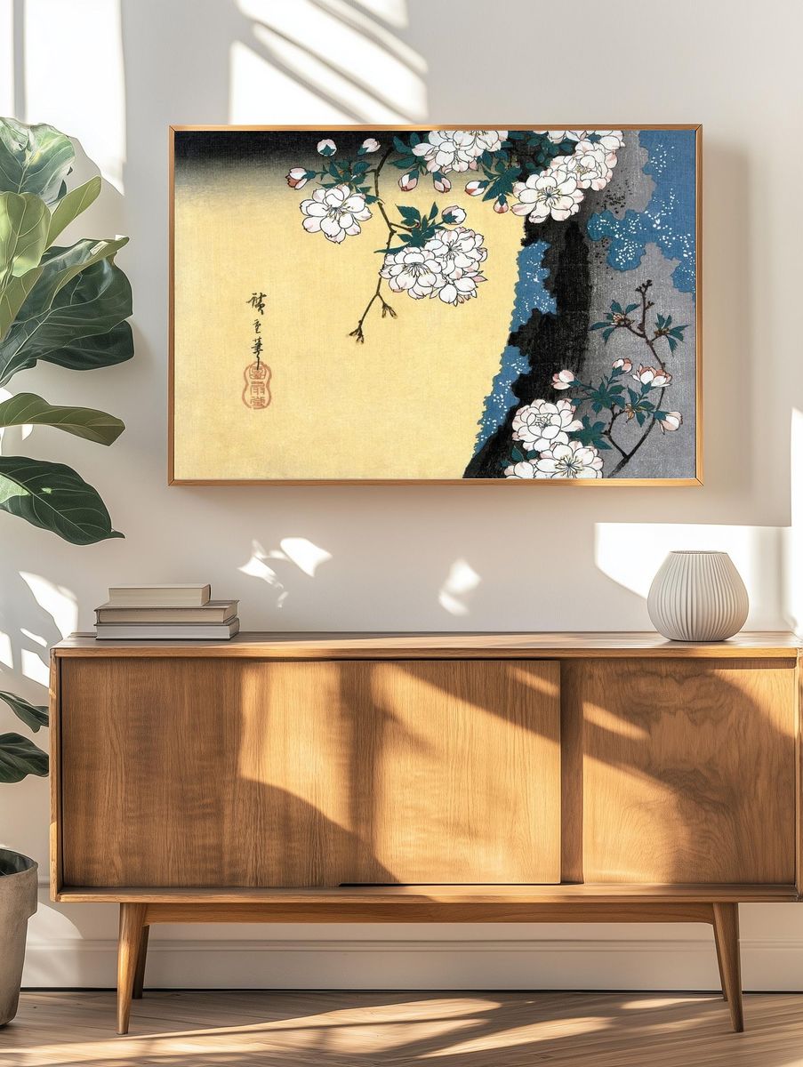 Cherry Blossom — Japanese Art Print. — room view 3