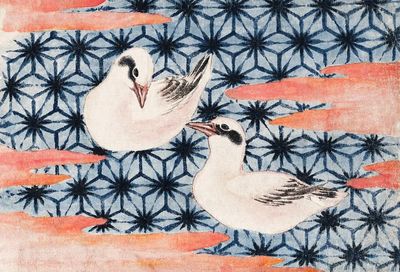 Elegant Birds — Japanese Art Print. poster print
