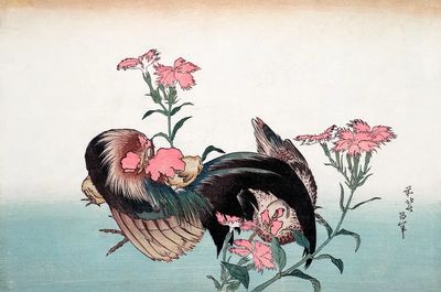Birds and Flowers — Japanese Art Print. poster print