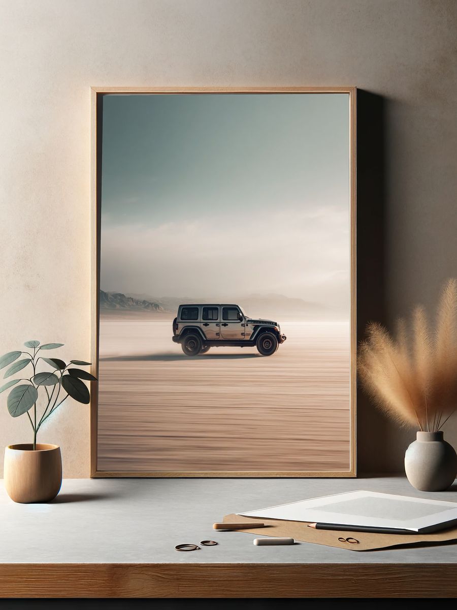 Jeep Adventure Photography Poster. — room view 2