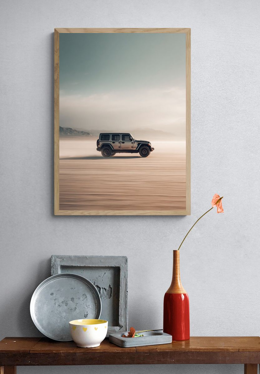 Jeep Adventure Photography Poster. — room view 3
