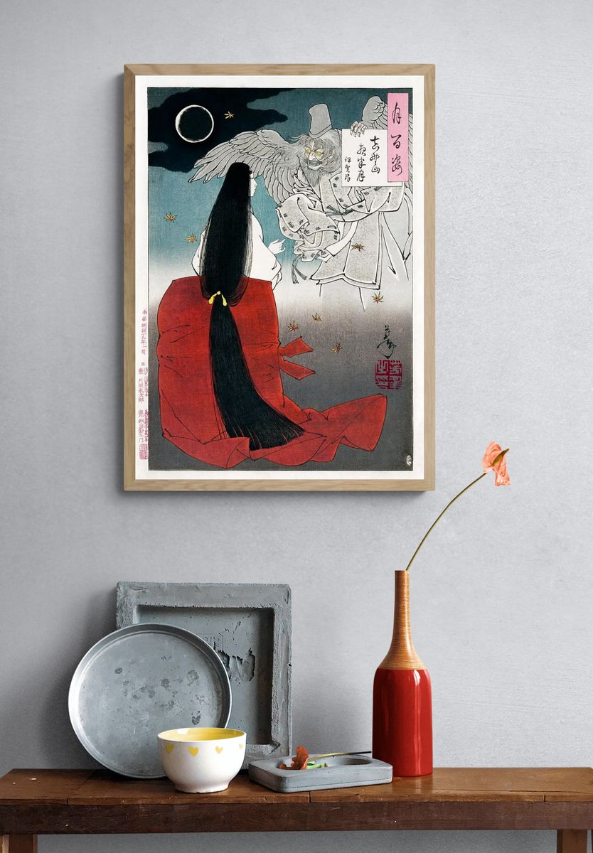 Mythical Encounter — Japanese Art Print. — room view 3