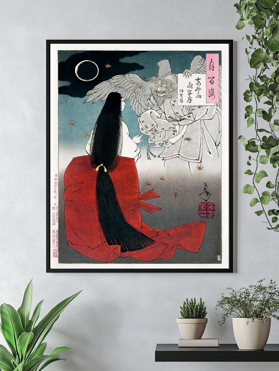 Mythical Encounter — Japanese Art Print. — room view 4