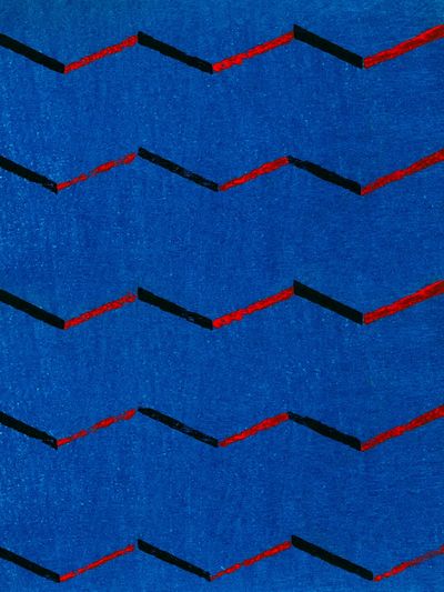 Vintage woodblock print Japanese textile.