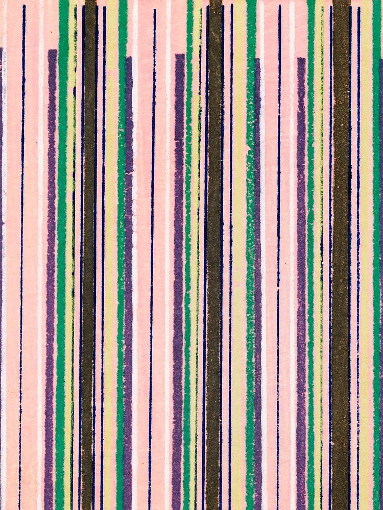 Vintage woodblock print Japanese textile. poster detail
