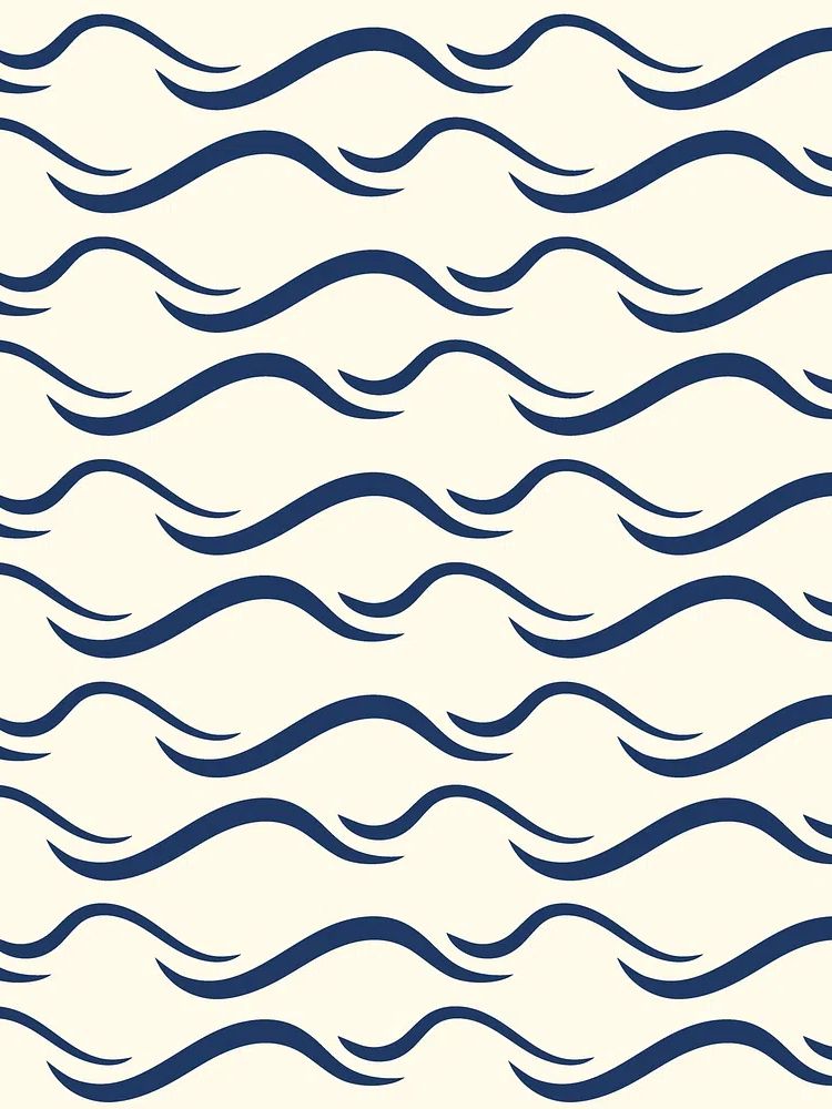 Seamless wave pattern background, beige abstract design — Art Print. poster — fine-art art