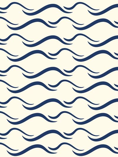 Seamless wave pattern background, beige abstract design — Art Print. poster