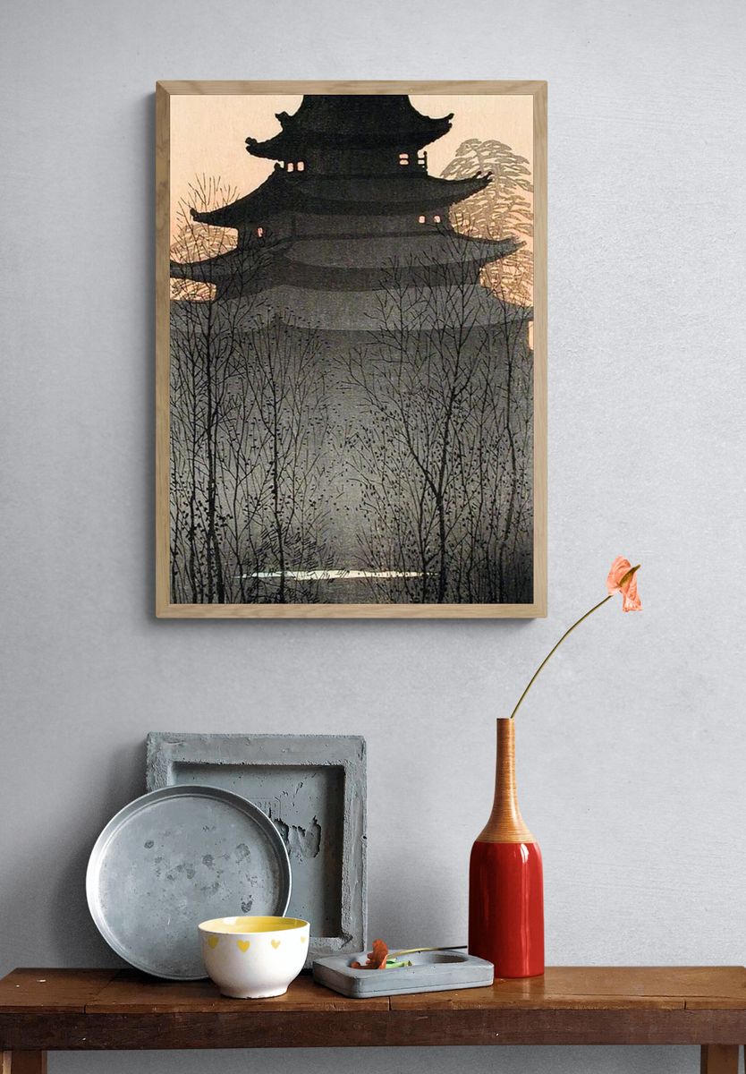Nagoya Castle (ca.1932) print high. — room view 3