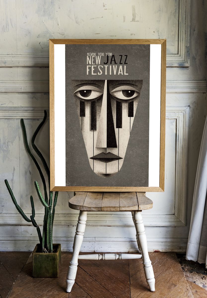 New Jazz Festival Poster. room preview