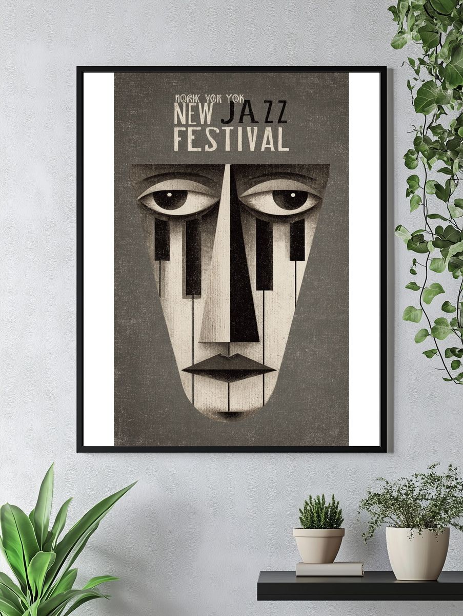 New Jazz Festival Poster. — room view 4