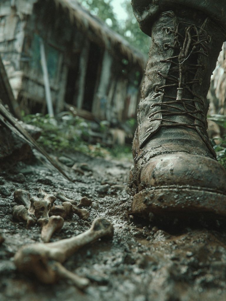 Muddy Jungle Boot Photography Poster. poster detail