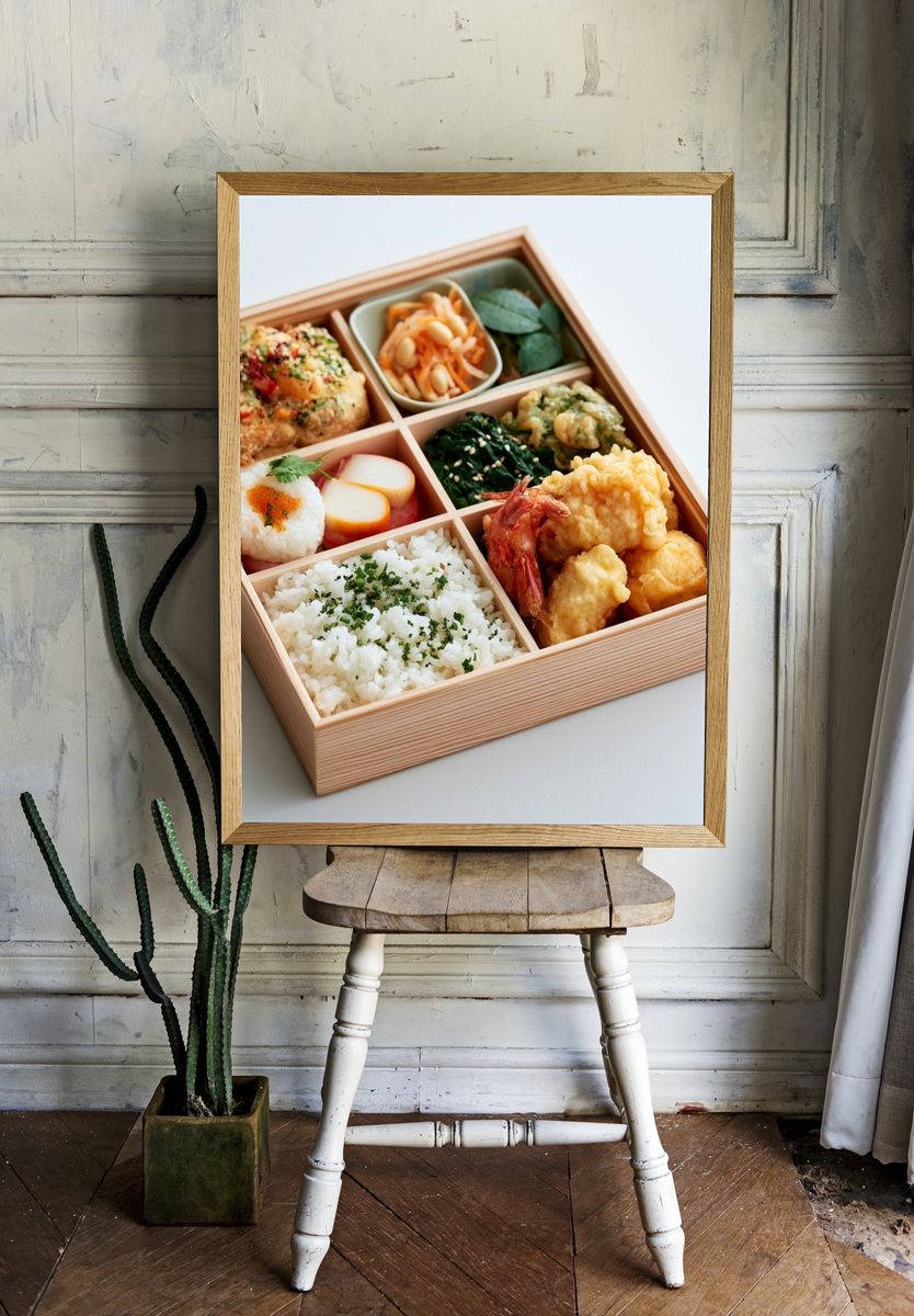 Japanese Bento Box Photography Poster. room preview