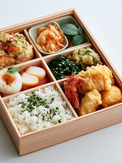 Japanese Bento Box Photography Poster.