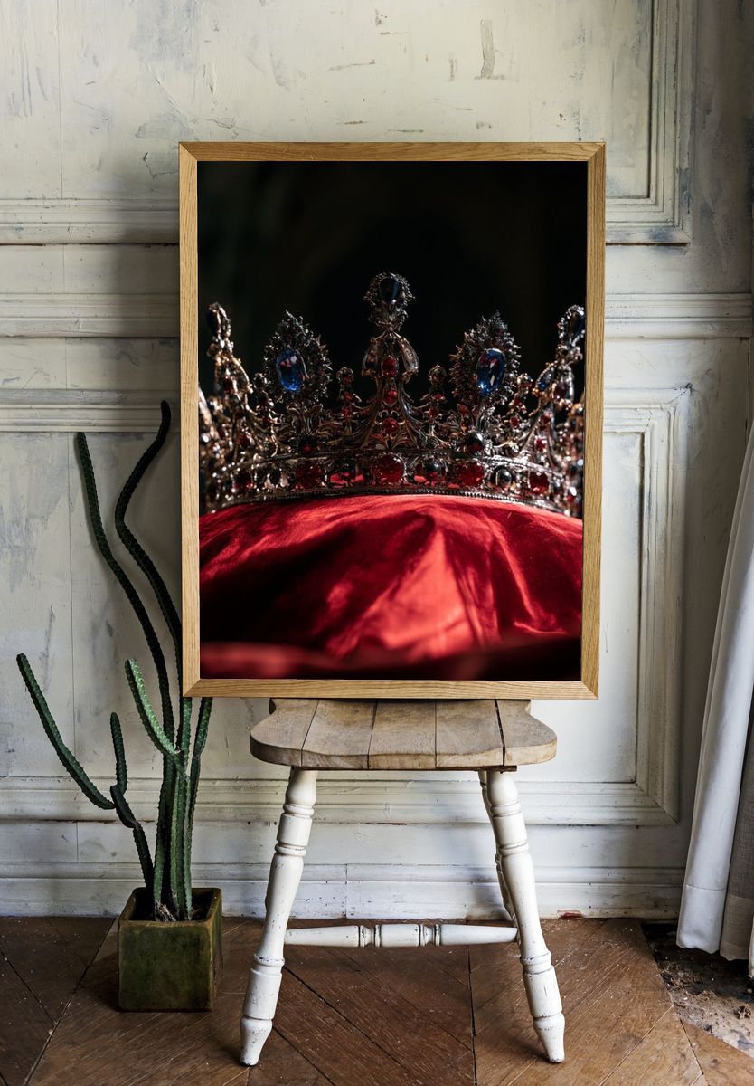 Jeweled Crown Photography Poster. room preview