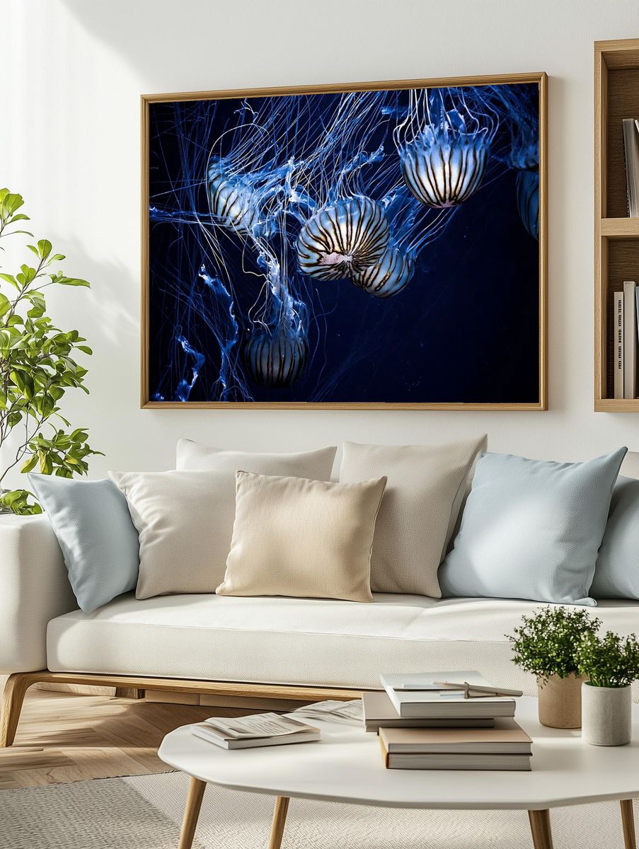 Jellyfish swimming. — room view 2