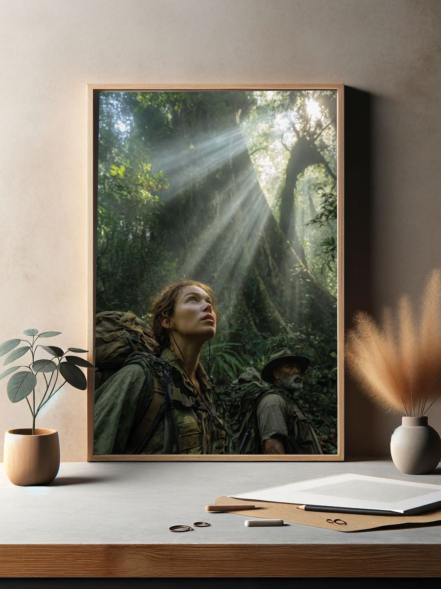 Explorers in the Jungle — Adventure Print. — room view 2