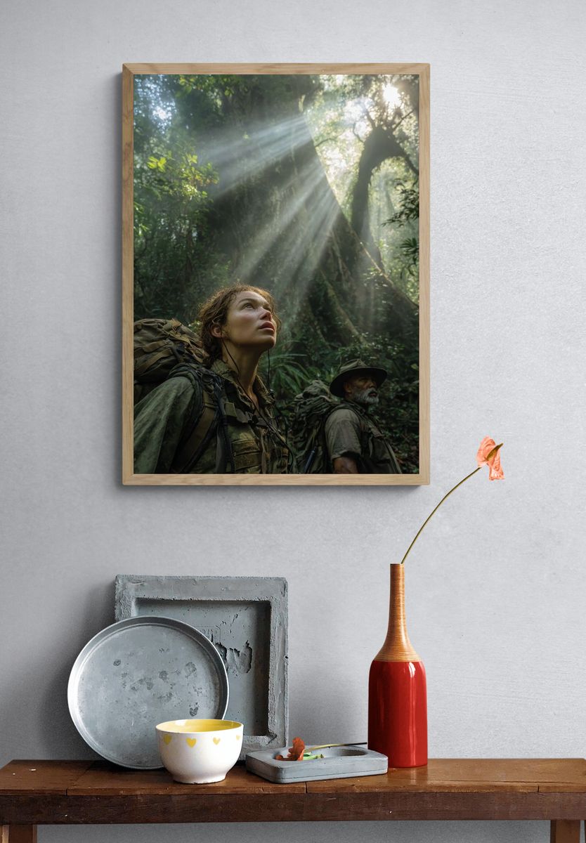 Explorers in the Jungle — Adventure Print. — room view 3