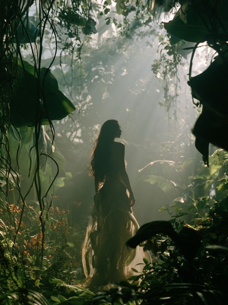 Jungle Silhouette Photography Poster. poster detail