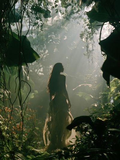 Jungle Silhouette Photography Poster.