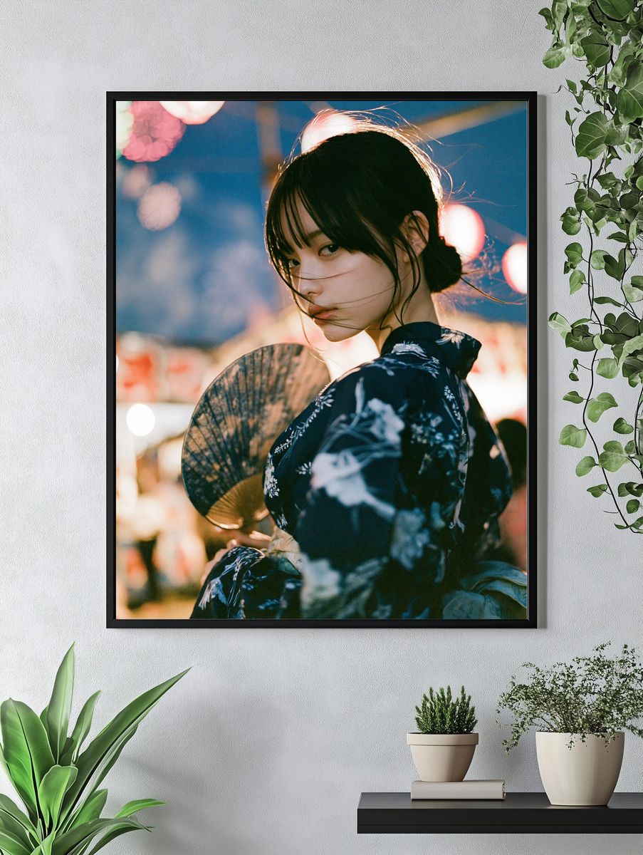 Japanese Portrait Photography Poster. — room view 4