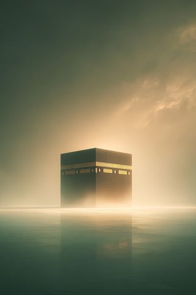 Kaaba in Serenity — Fine Art Print. poster print