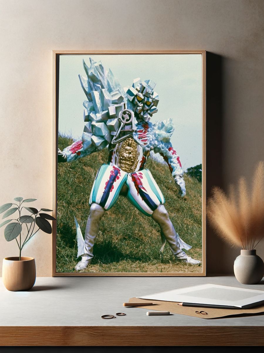 Kaiju Suit Hero Photography Poster. — room view 2