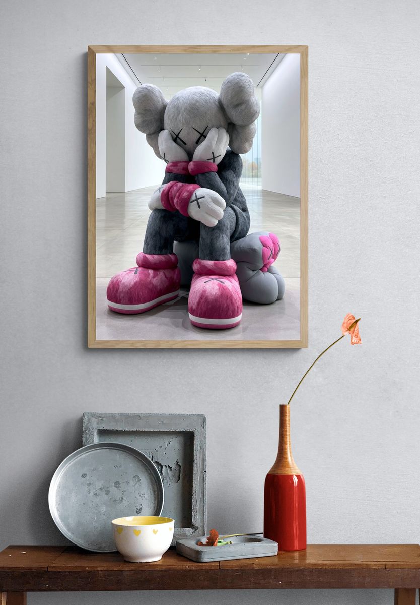 Kaws Companion Sculpture Poster. — room view 3