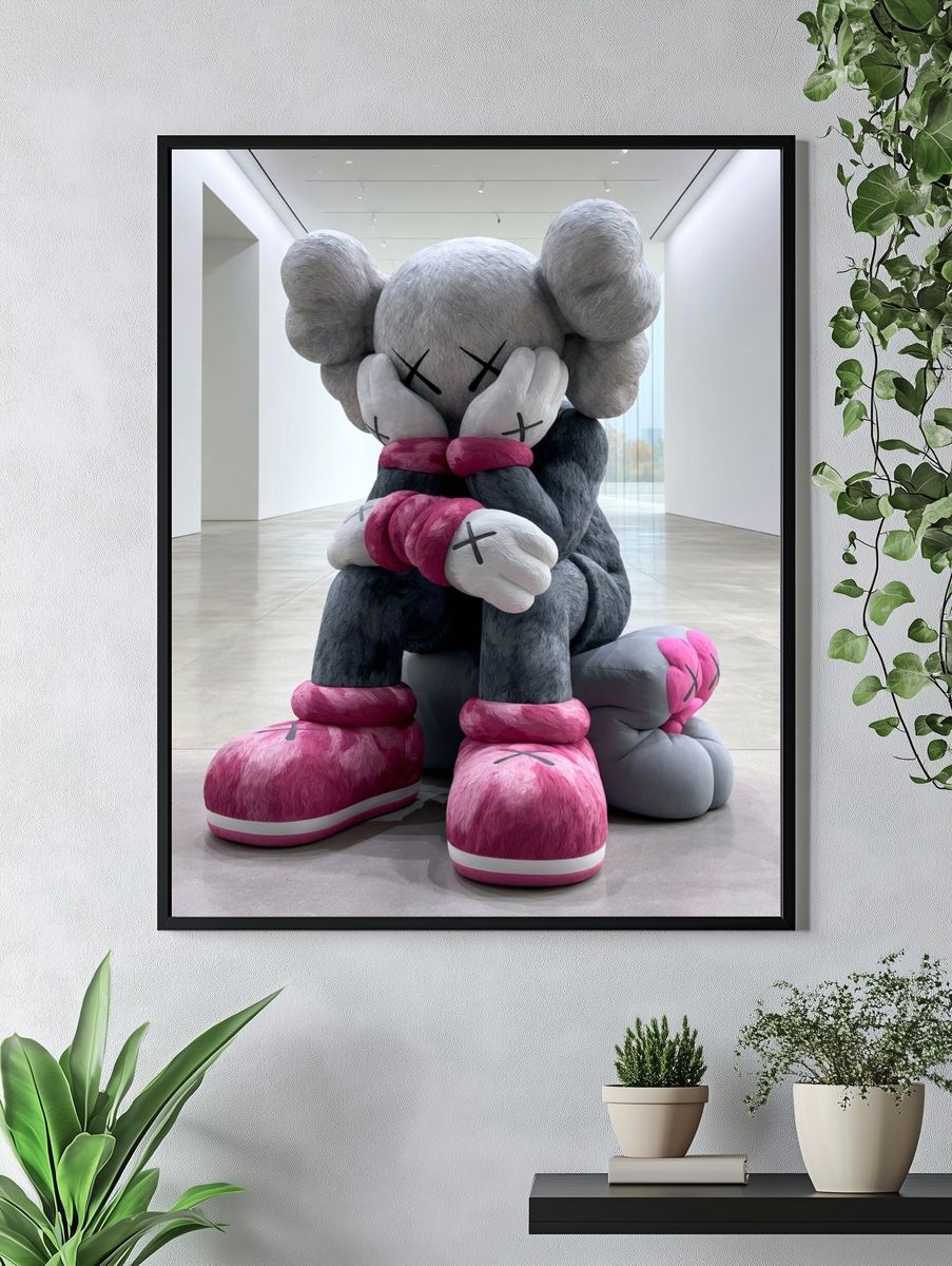 Kaws Companion Sculpture Poster. — room view 4
