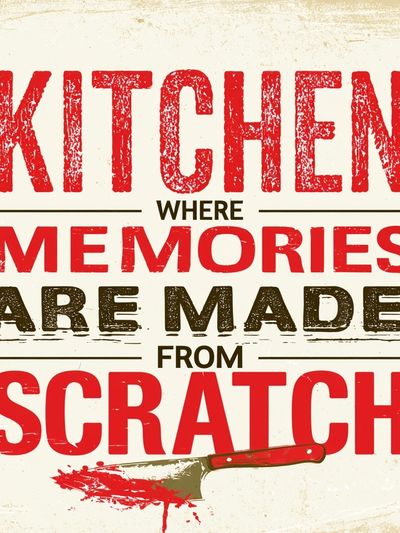 Kitchen Memories From Scratch Poster.