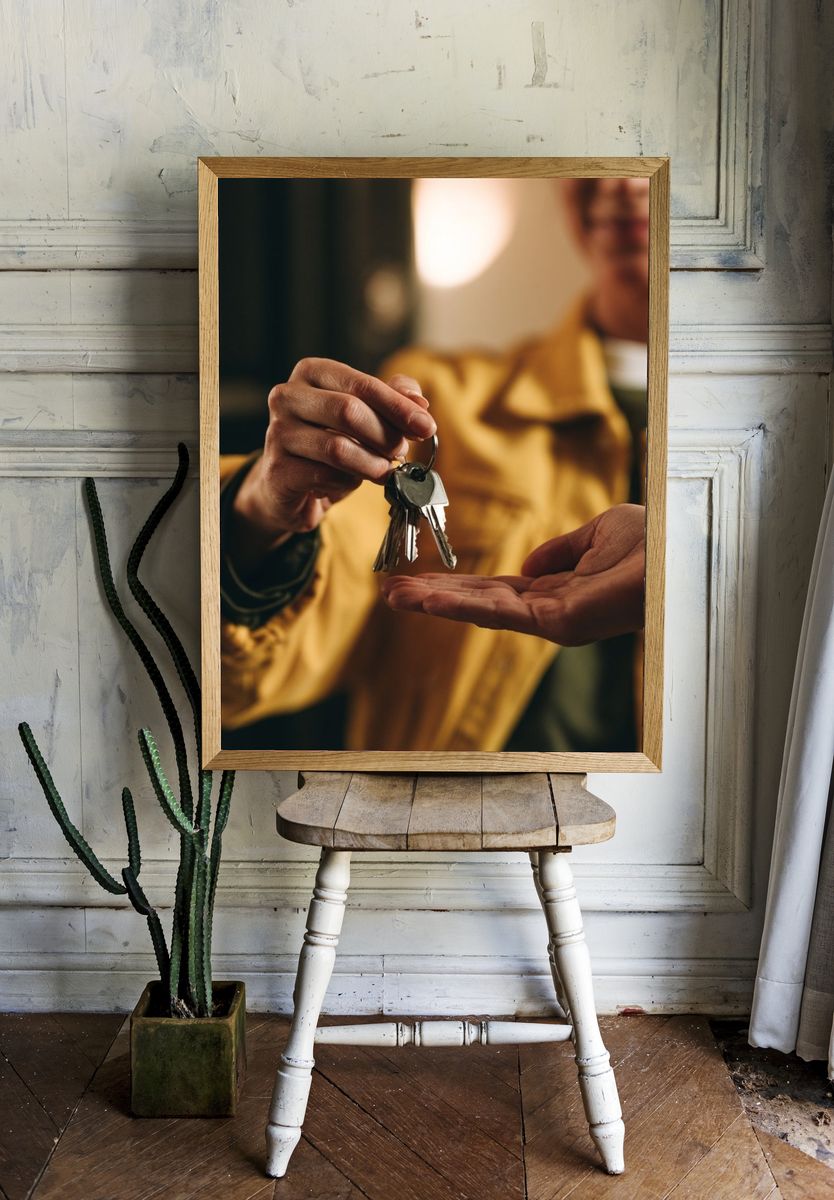 Key Handover Photography Poster. — room view 1
