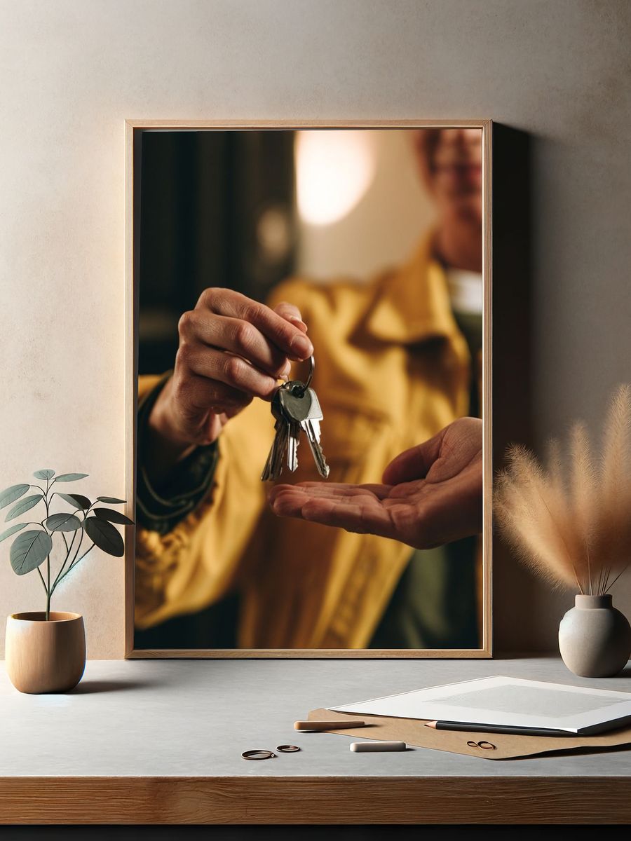 Key Handover Photography Poster. — room view 2
