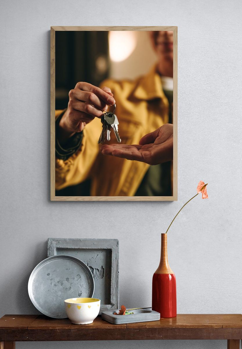 Key Handover Photography Poster. — room view 3