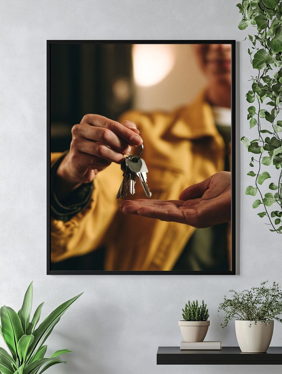 Key Handover Photography Poster. — room view 4
