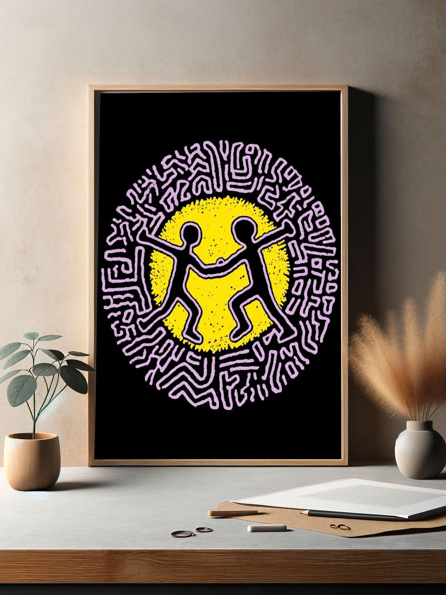 Keith Haring Dance Poster. — room view 2