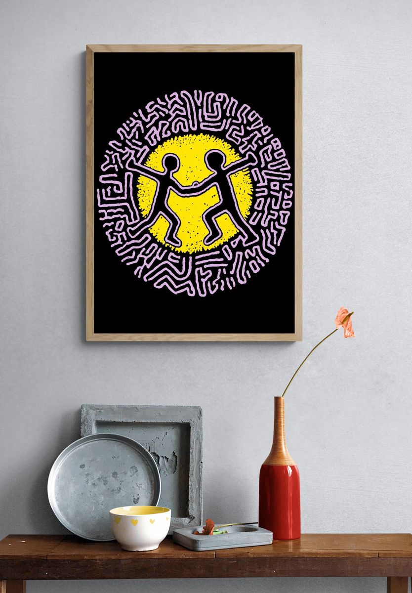 Keith Haring Dance Poster. — room view 3