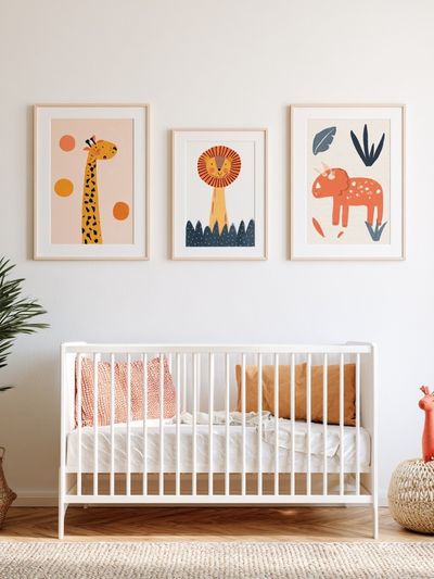 Safari Nursery Animal Print Poster. poster