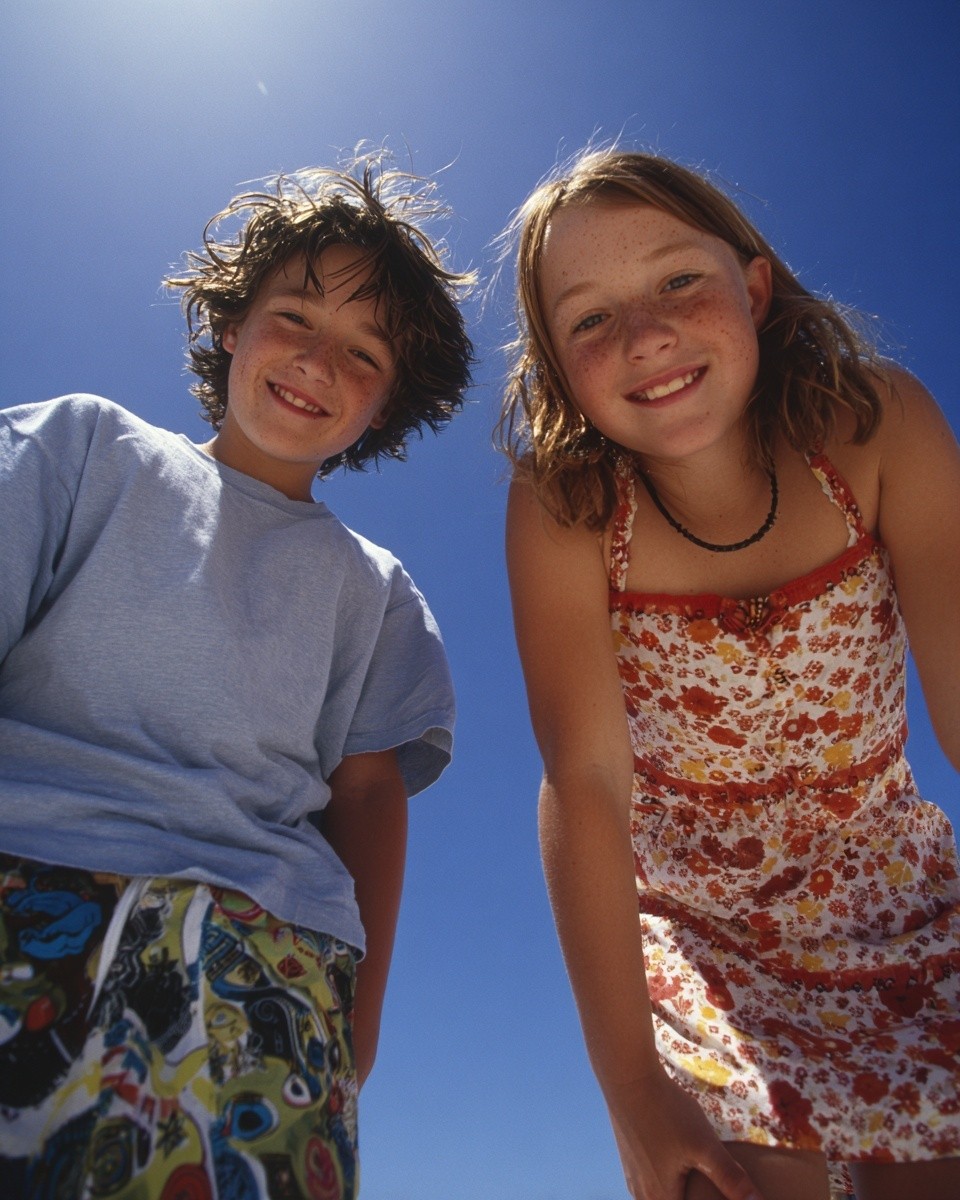 Joyful Kids at the Beach — Photography Print. poster detail