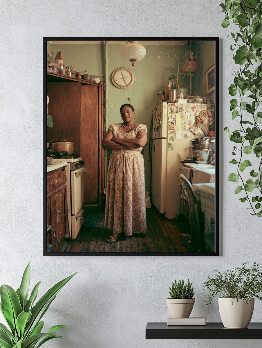 Kitchen Portrait Photography Poster. — room view 4