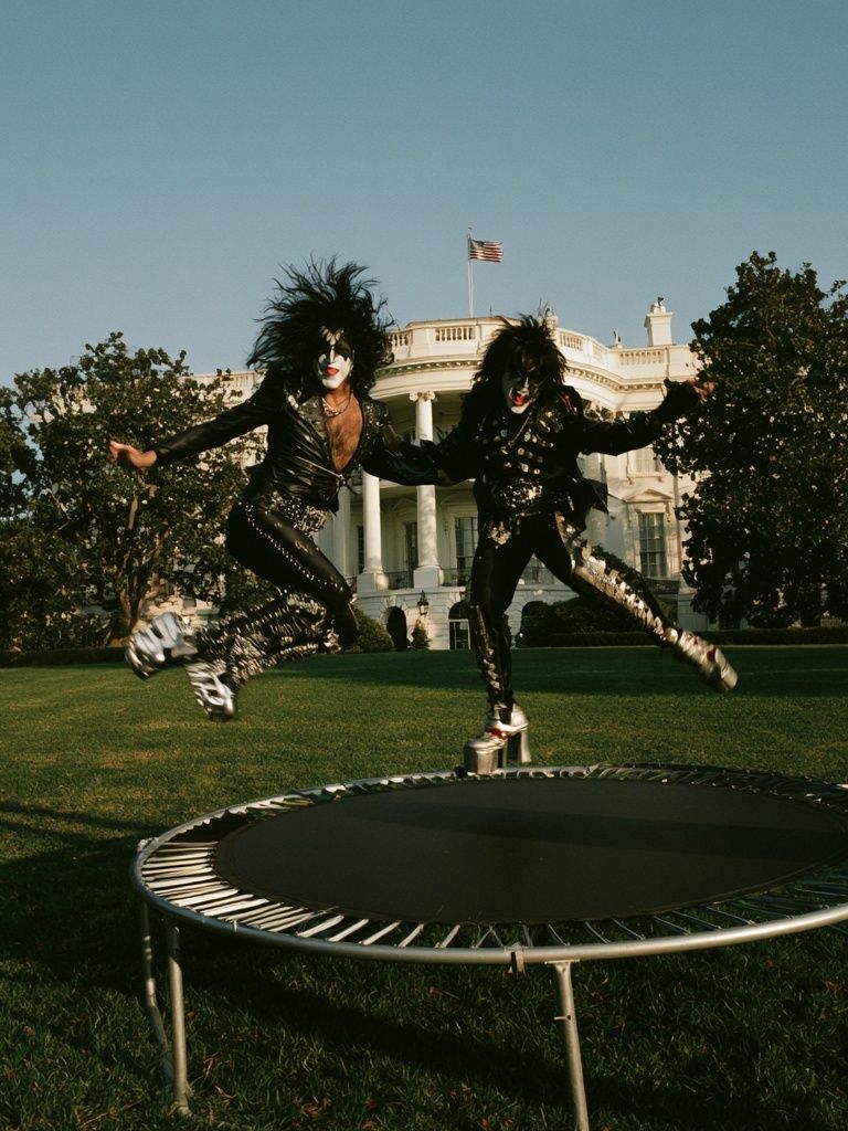 KISS at the White House Poster. poster — photography art