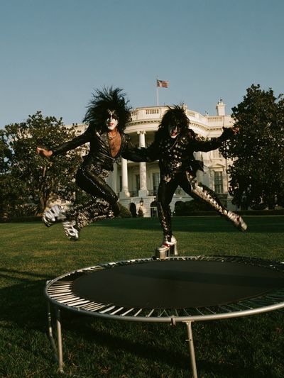 KISS at the White House Poster.