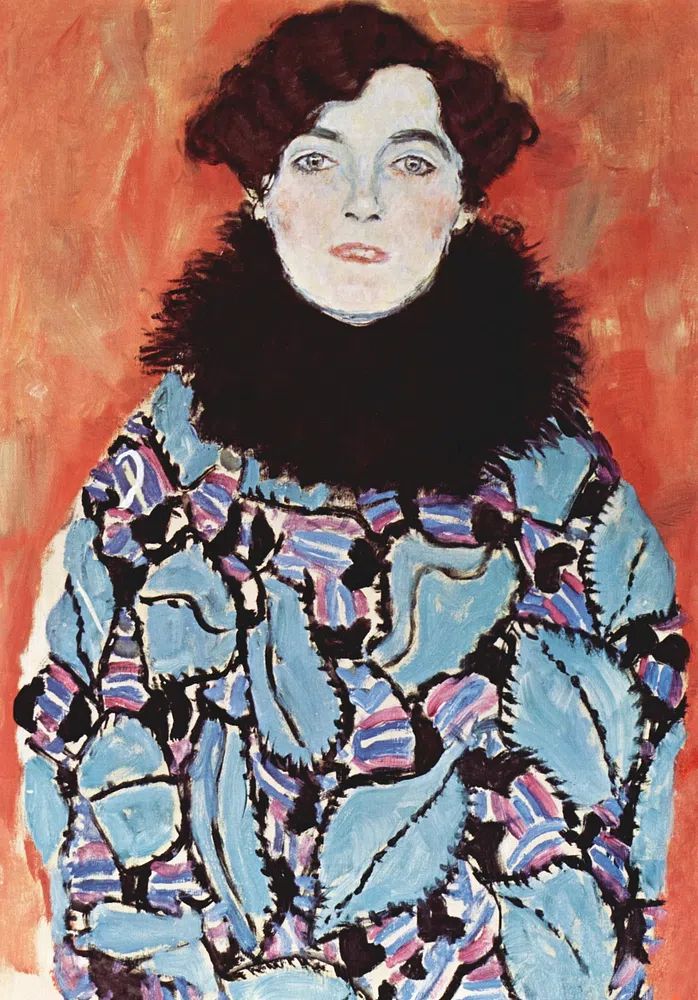 Gustav Klimt 's Portrait Johanna. poster detail