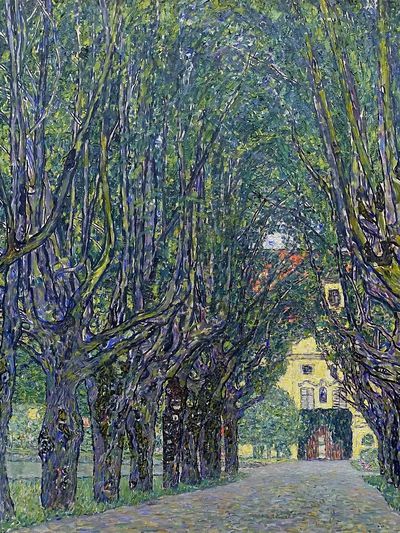 Gustav Klimt 's Allee Schloss. poster