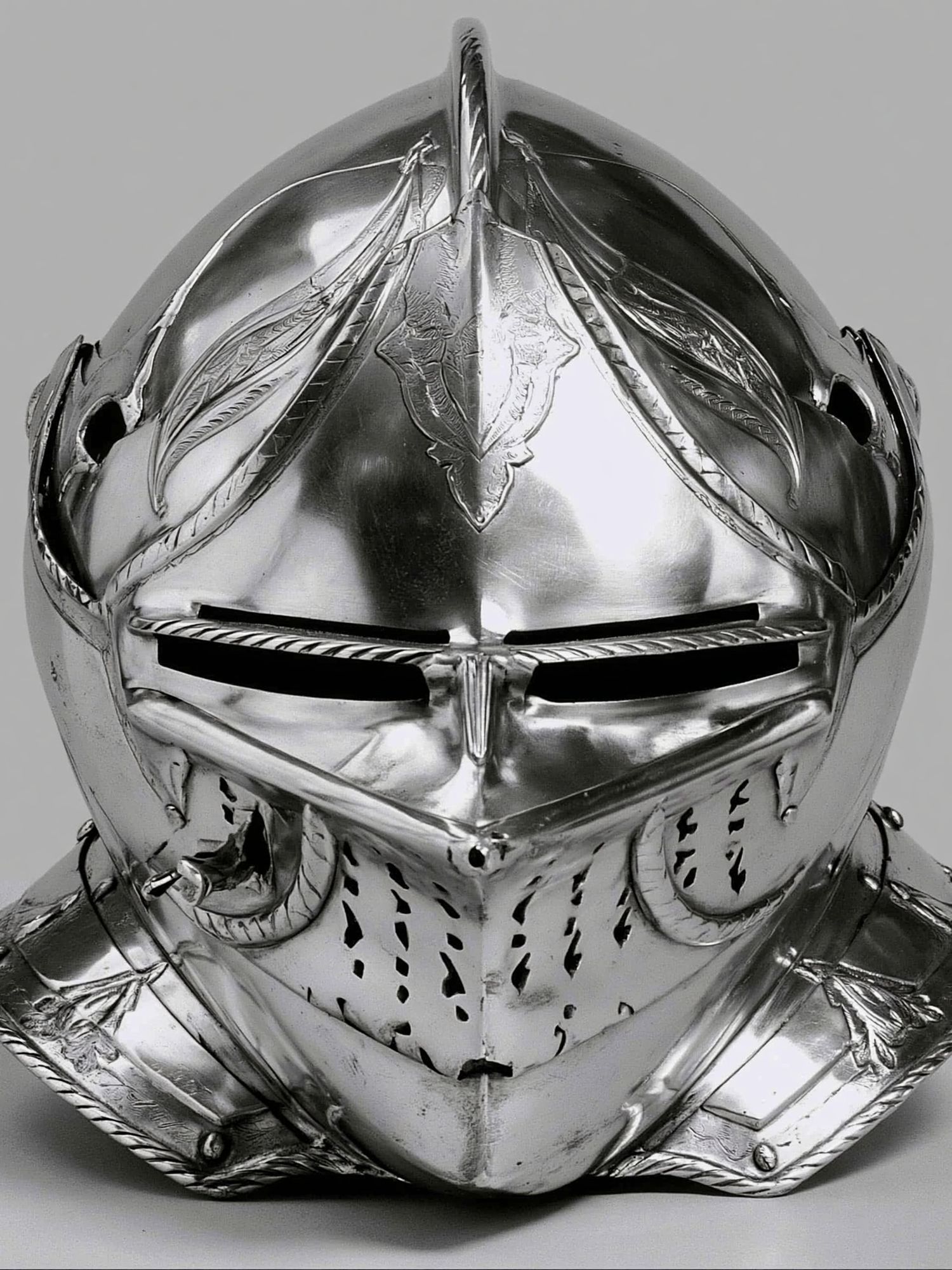 Medieval Knight Helmet Photography Poster. poster — photography art