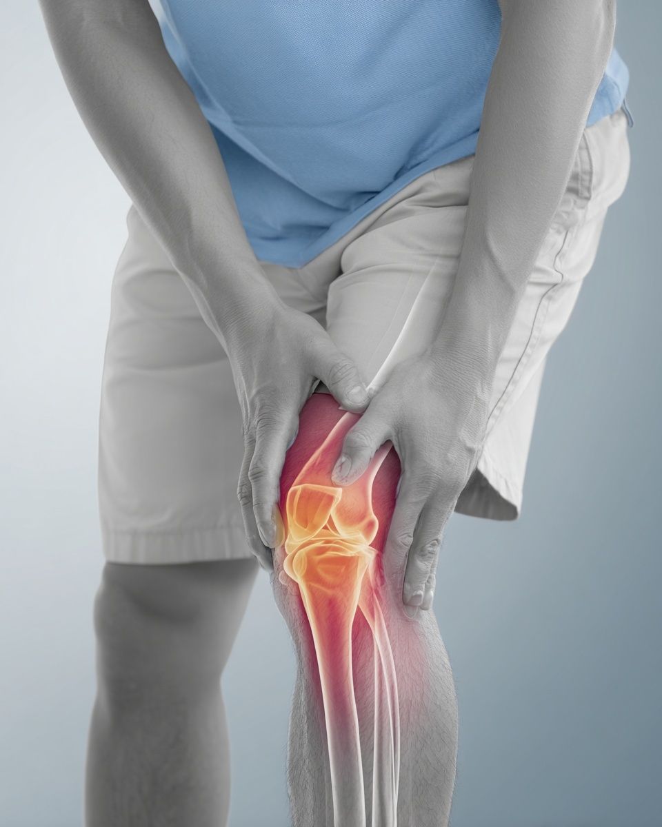 Knee Pain Anatomy Photography Poster. poster — photography art