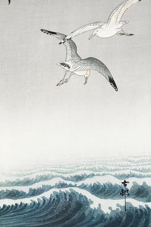 Three seagulls (1900 - 1936). poster detail