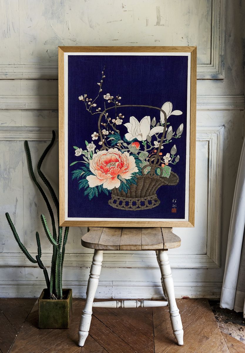 Bamboo flower basket (1932) Ohara. room preview