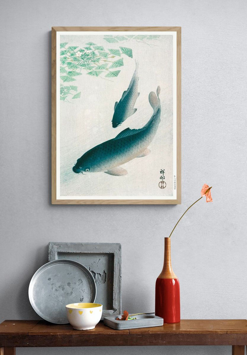 Carp Koi (1926) Ohara Koson. — room view 3